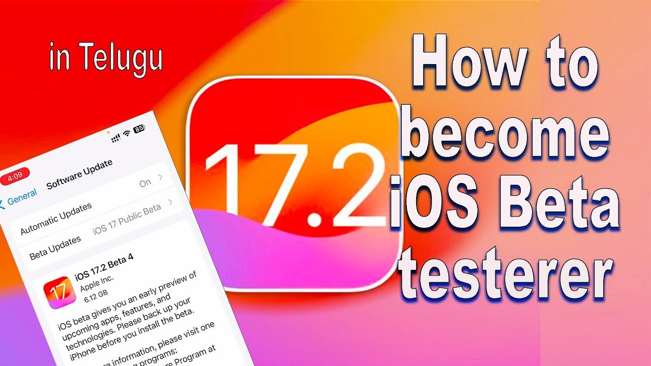 How to Become 17.2 iOS Beta Testerer