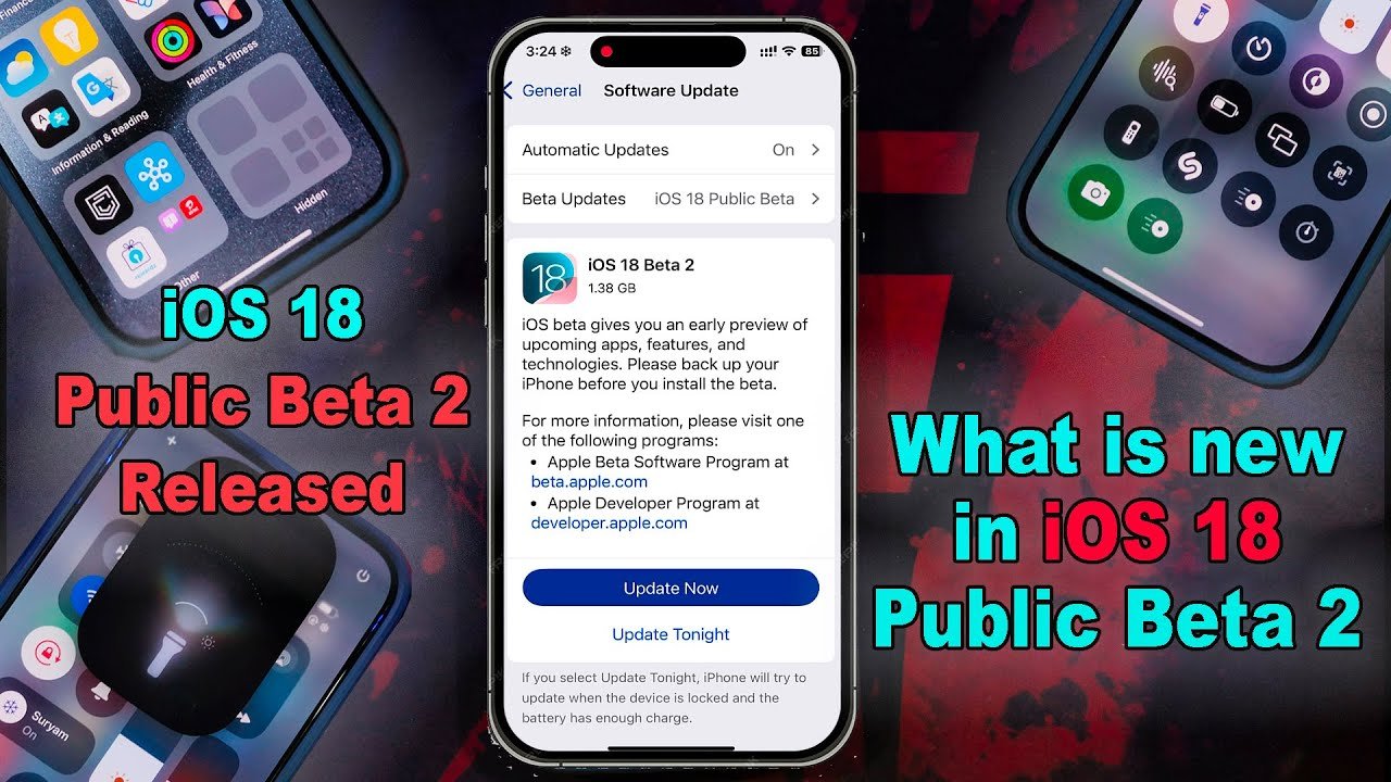 What is new in iOS 18 Public Beta 2 – iOS 18 Public Beta 2 Released